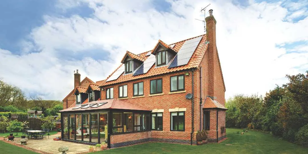 Modern Conservatories Devon - Double Hipped Conservatory with 3 Roof Windows - Crownhill Conservatories Plymouth