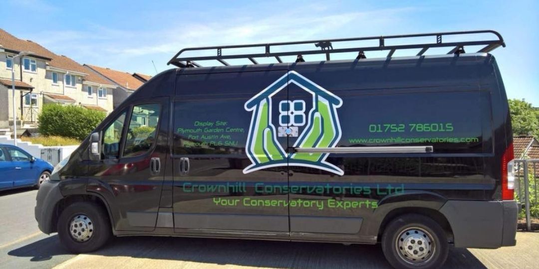 Bespoke Conservatories Cornwall - Crownhill Conservatories Van - Crownhill Conservatories Ltd