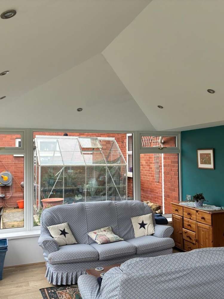 Double Hipped Conservatory Installation Exeter - Inside Image 1 - Crownhill Conservatories Ltd