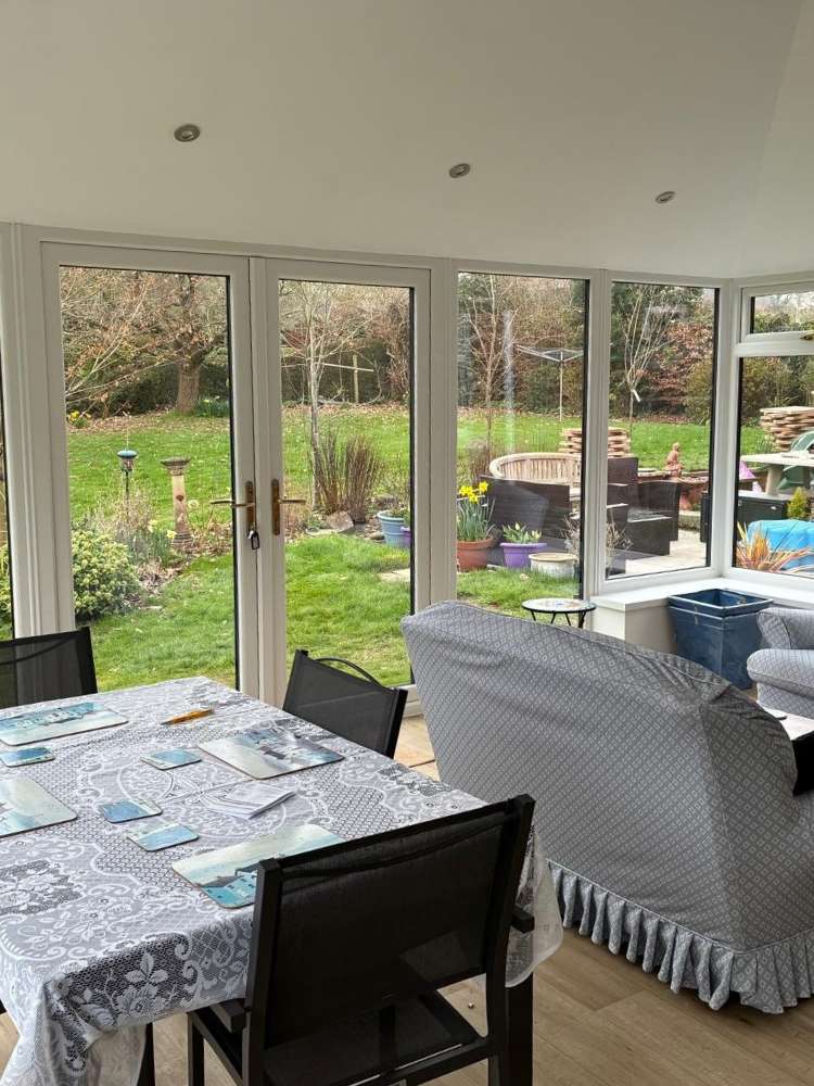 Double Hipped Conservatory Installation Exeter - Inside Image 2 - Crownhill Conservatories Ltd
