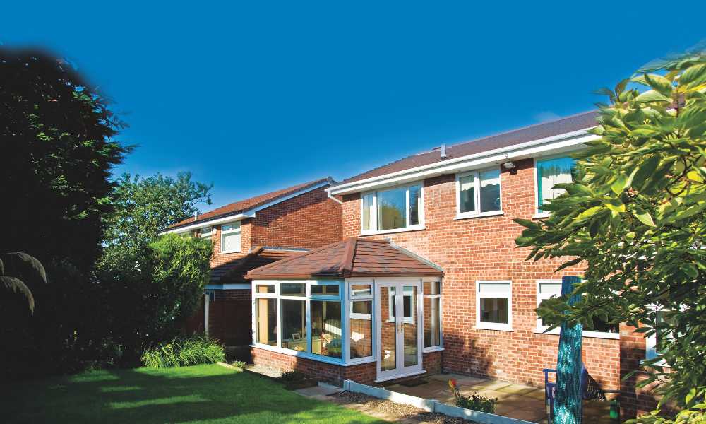 Edwardian Conservatories Devon - Rectangular Edwardian Conservatory with Tiled Roof - Crownhill C