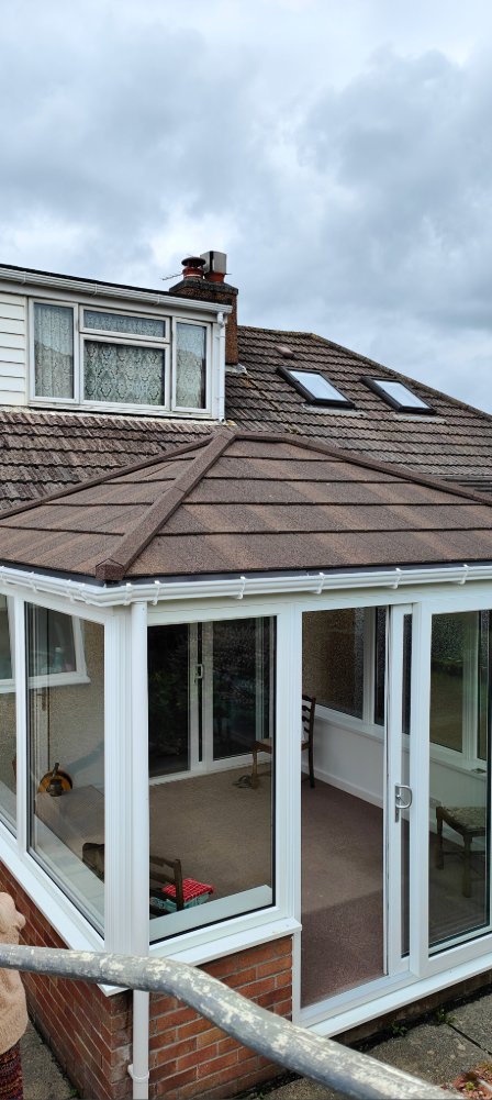 Gallery – Double Hipped Small Conservatory Close Up – Crownhill Conservatories Ltd Gallery - Double Hipped Small Conservatory Close Up - Crownhill Conservatories Ltd