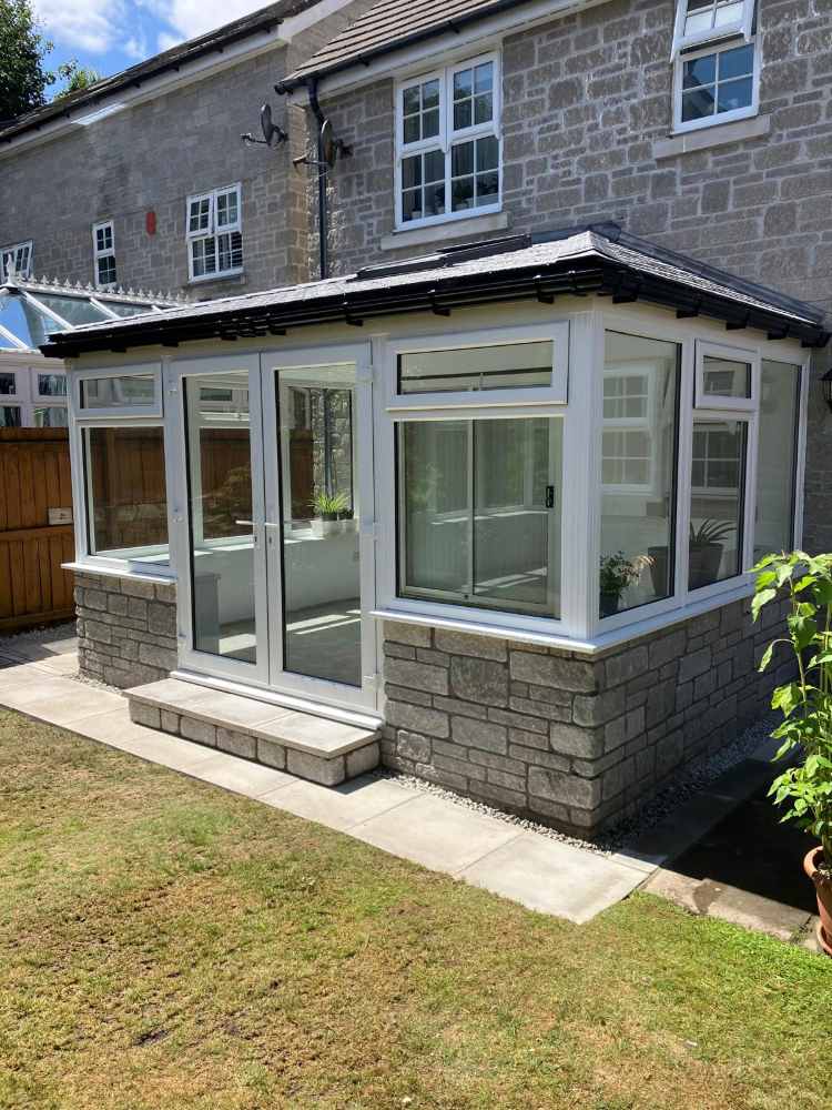 Gallery – Lean To Conservatory Built With Stone Brick – Crownhill Conservatories Ltd Gallery - Lean To Conservatory Built With Stone Brick - Crownhill Conservatories Ltd