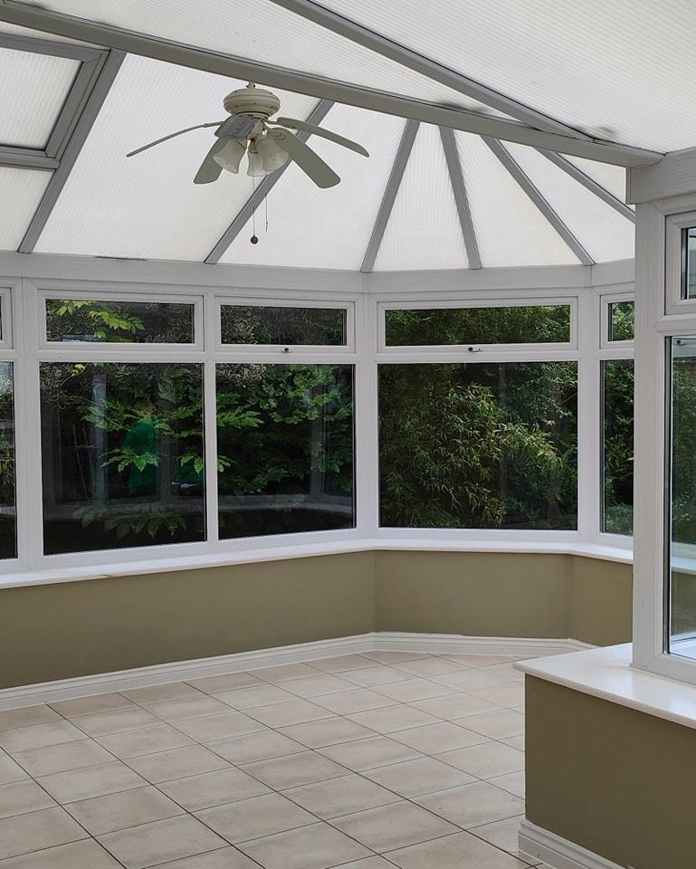 Gallery – P Shaped Interior With White Frames – Crownhill Conservatories Ltd Gallery - P Shaped Interior With White Frames - Crownhill Conservatories Ltd