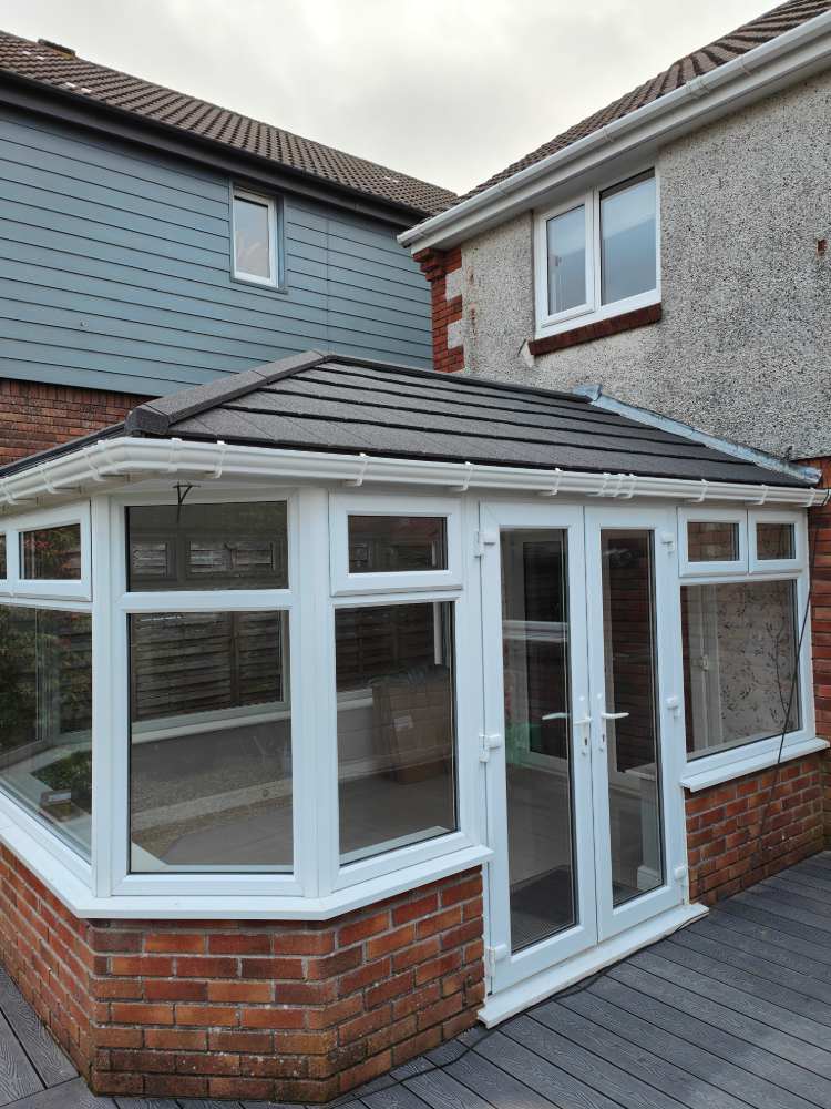 Gallery – Red Brick Victorian Conservatory on Decking – Crownhill Conservatories Ltd Gallery - Red Brick Victorian Conservatory on Decking - Crownhill Conservatories Ltd